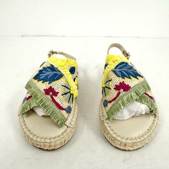 Sam Edelman Kids Kayden Slingback Sandal US 2 M Beige Multicolor Leather NIB - Picture 6 of 12